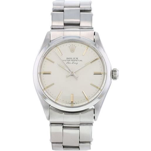 Rolex - orologio air-king 34mm pre-owned 1969 - unisex - acciaio inossidabile - taglia unica - argento