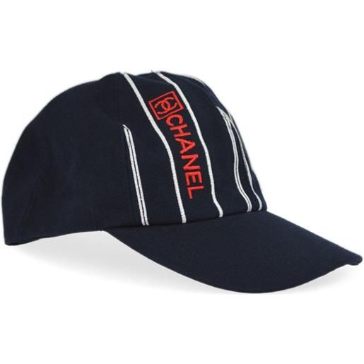 CHANEL Pre-Owned - cappello sport line anni '90-2000 - donna - cotone - taglia unica - blu