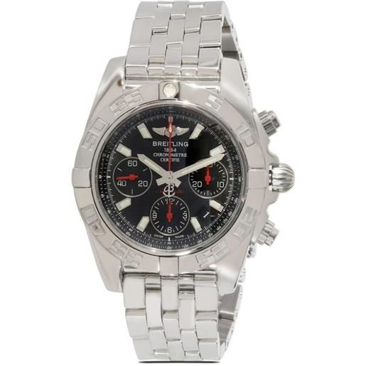 Breitling - orologio chronomat 41mm pre-owned anni 2010 - uomo - acciaio inossidabile/vetro zaffiro - taglia unica - argento
