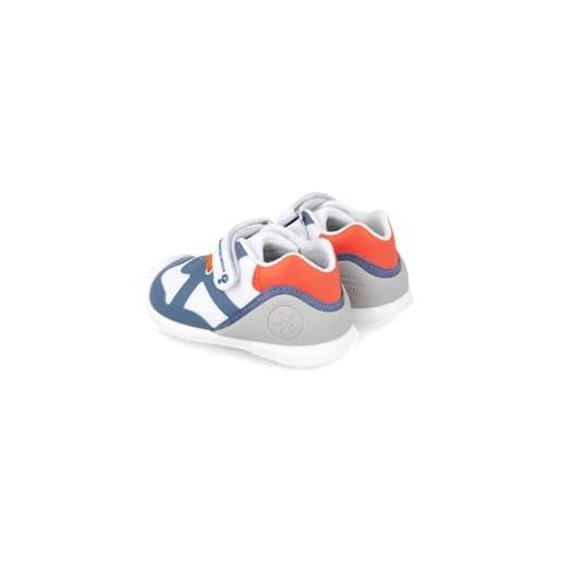 Biomecanics garvalín 242151, scarpe da ginnastica, bianco e arancione, 23 eu