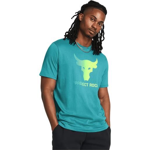 UNDER ARMOUR project rock payoff graphic ss t-shirt allenamento uomo