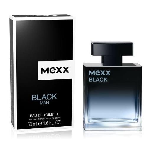 Mexx black man 50 ml eau de toilette per uomo