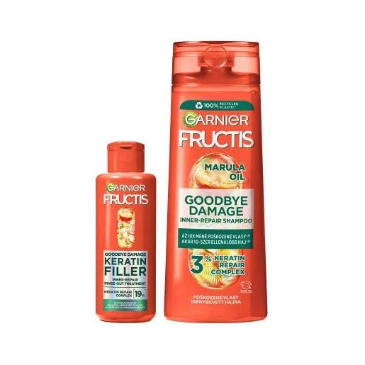 Garnier fructis goodbye damage repairing shampoo cofanetti shampoo 400 ml + maschera per capelli 200 ml per donna