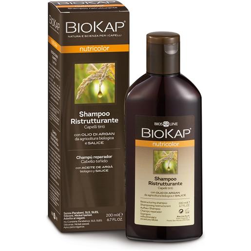 BIOS LINE SpA biokap nutricolor shampoo ristrutturante 200 ml