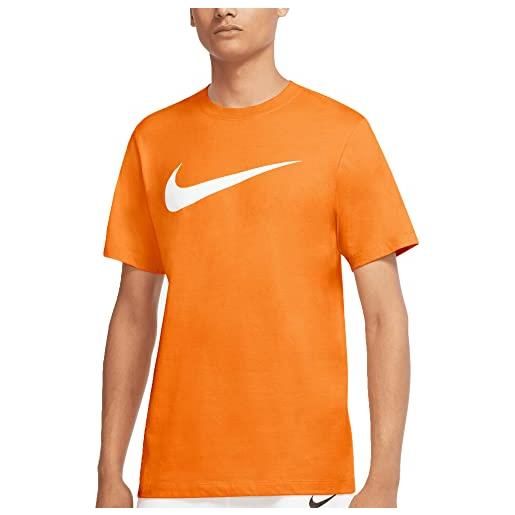 Nike t-shirt da uomo swoosh arancione taglia xl cod dc5094-886