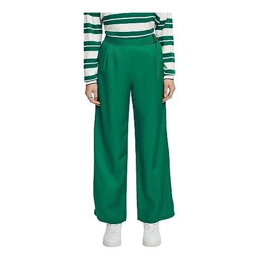 ESPRIT 073ee1b310 pantaloni, verde scuro, 40 donna