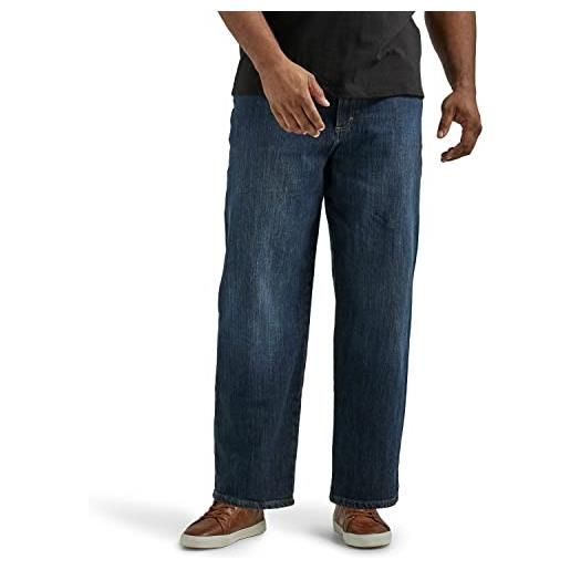 Lee jeans larghi a gamba dritta grandi e alti, vandalo, 54w x 28l uomo