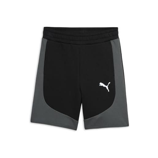 PUMA evostripe shorts 8'' dk b, pantaloncini in maglia adulti unisex, black, 164
