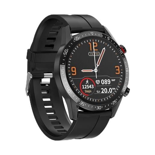 DAM smartwatch l13 in silicone con modalità multisport, cardiofrequenzimetro, tensione e o2 nel sangue