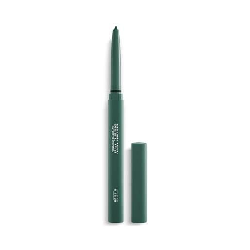 WYCON cosmetics shape way automatic eye pencil matita occhi automatica waterproof dalla texture morbida 04 green