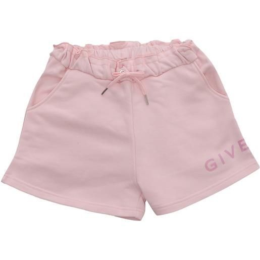 Givenchy Kids shorts rosa con logo