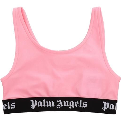 PALM ANGELS KIDS top sportivo rosa