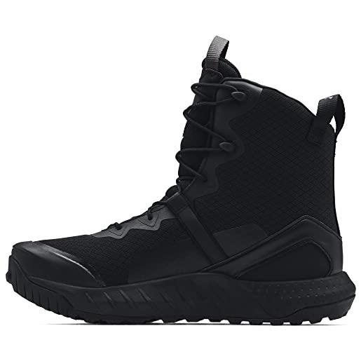Under Armour ua micro g valsetz, scarpa da trail running uomo, 48.5 eu, nero (black / black / jet gray)
