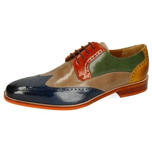 Melvin & Hamilton jeff 14, derby uomo, multicolore, 41 eu