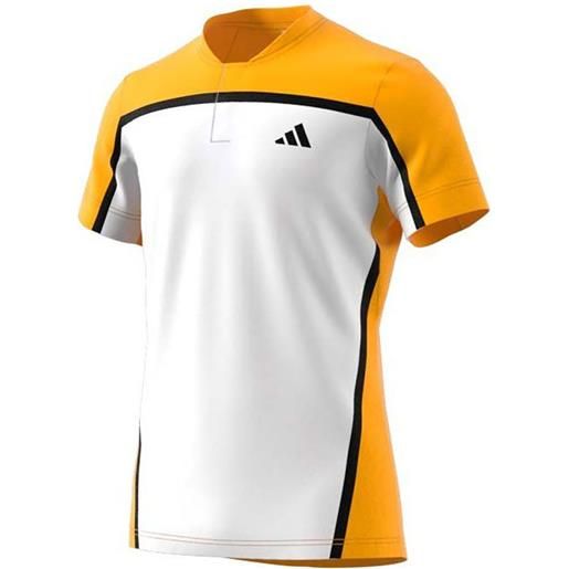 Adidas freelift pro short sleeve polo giallo s uomo