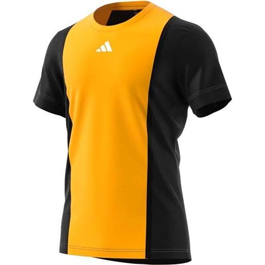 Adidas freelift pro short sleeve t-shirt giallo s uomo