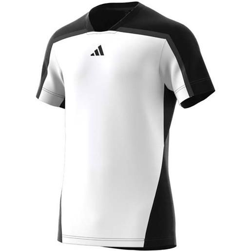 Adidas freelift wow pro short sleeve t-shirt bianco l uomo