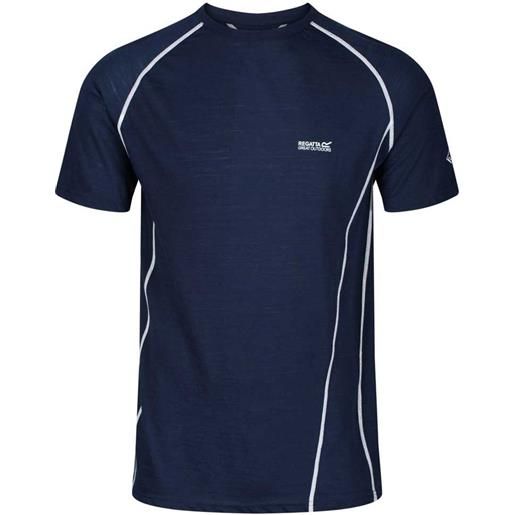 Regatta tornell ii short sleeve t-shirt blu 2xl uomo