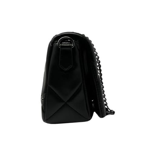 Love Moschino borsa a tracolla da donna marchio, modello jc4186pp0hlz0, realizzato in pelle sintetica. Nero