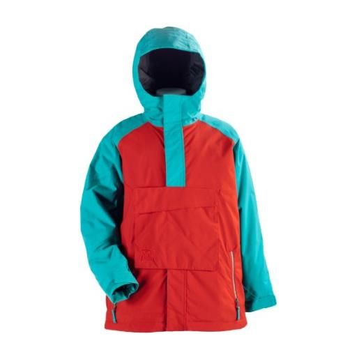 Nitro - giacca da sci da bambino, multicolore (rouge/turquoise), xl