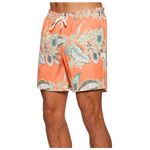 O'NEILL pm o'riginal floral shorts costume da bagno da uomo rosso xl-xxl
