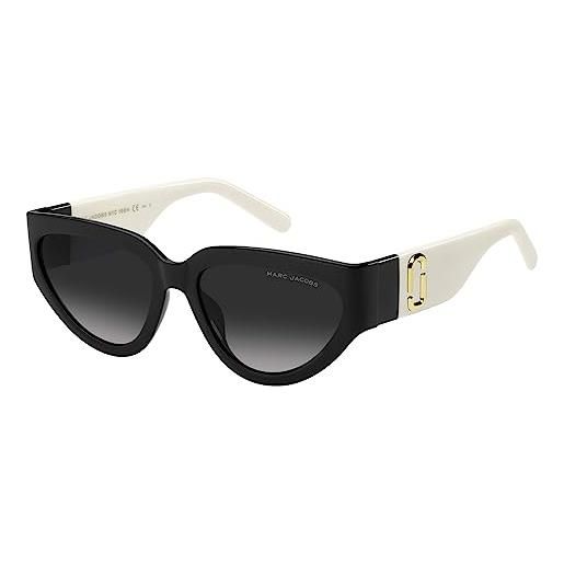 Marc Jacobs marc 645/s sunglasses, 80s/9o black white, 57 unisex