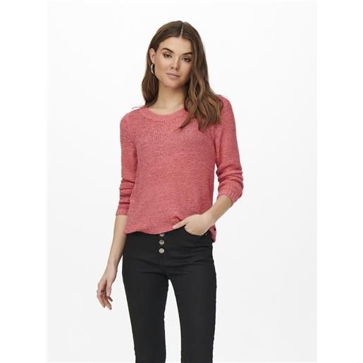 Only pullover onlgeena texture knitted tea rose da donna