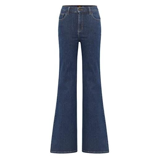 Lee skinny flare jeans, strength interna, 27 w/33 l donna