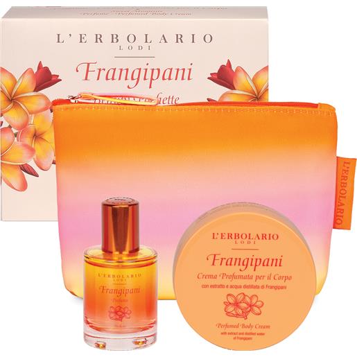 L'ERBOLARIO frangipani beauty pochette profumo 30ml+crema corpo 75ml