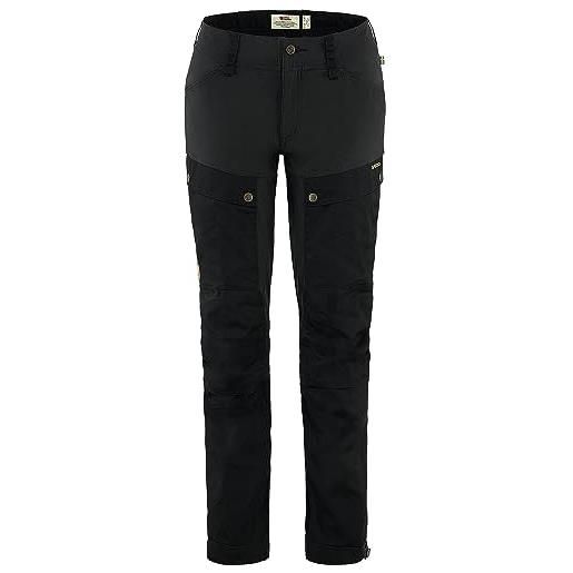 Fjallraven 86706-550 keb trousers w/keb trousers w pantaloni sportivi donna black taglia 42/r