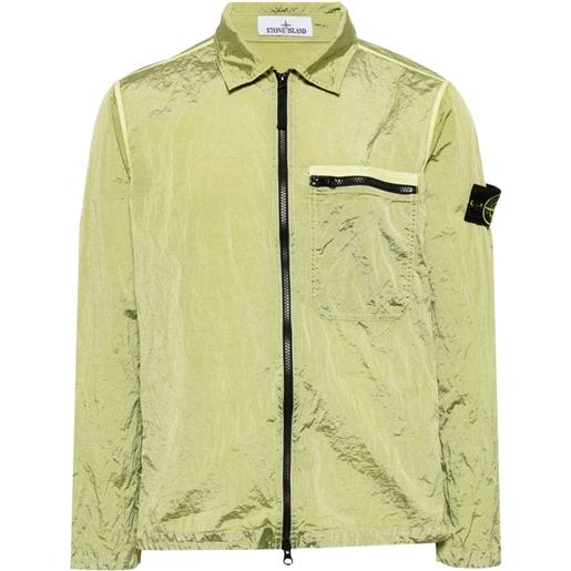 Stone Island giacca con applicazione compass econyl® - verde