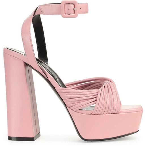 Sergio Rossi sandali in pelle akida - rosa