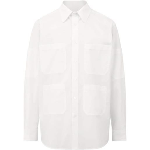 MM6 Maison Margiela cotton poplin shirt - bianco