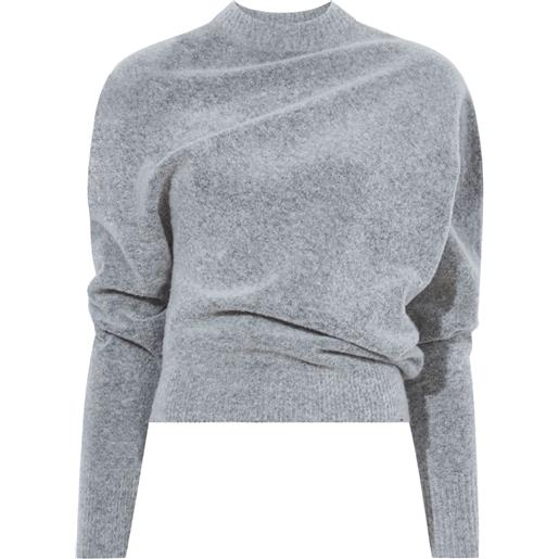 Proenza Schouler brushed mélange-knit jumper - grigio