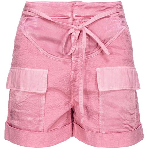 PINKO shorts con tasche - rosa