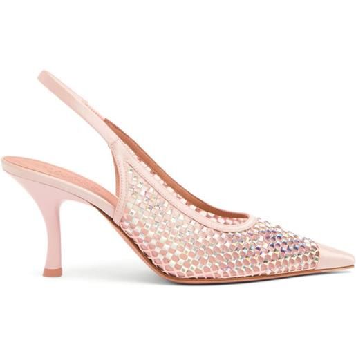 Malone Souliers pumps con cinturino posteriore vesper 70mm - rosa