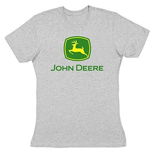 John Deere logo toddler t-shirt (2t) grey