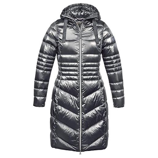 Dolomite parka ws corvara satin, pearl grey, xl donna