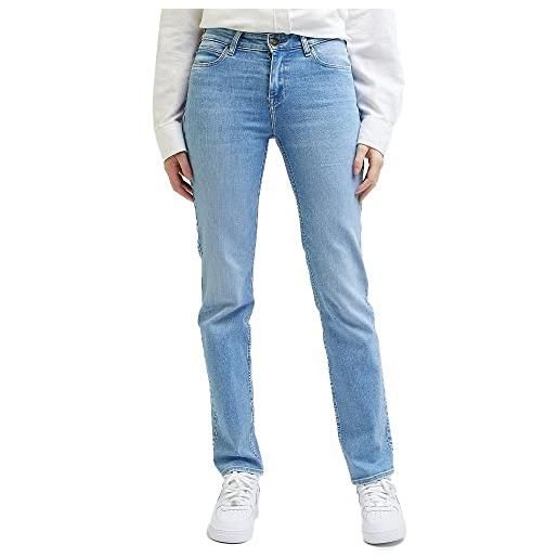 Lee marion straight, jeans donna, rushing in light, 28w / 33l