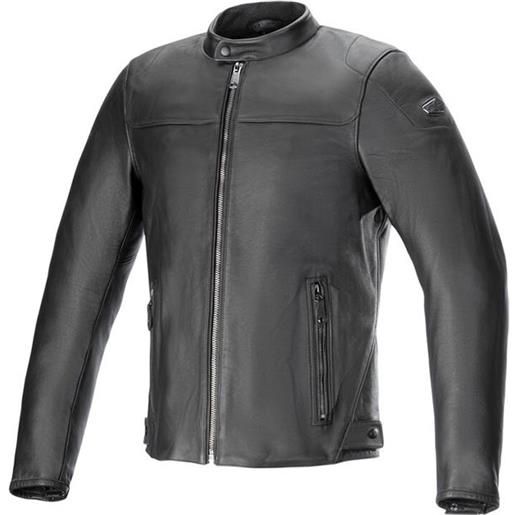 Alpinestars giacca in pelle uomo blacktrack - 1100 black black