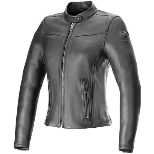 Alpinestars giacca in pelle donna tory - 1100 black black