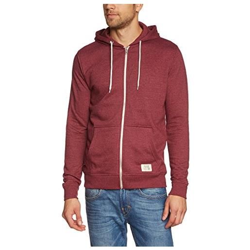 b BLEND blend - maglia con cappuccio con cappuccio, uomo, rosso (rot (zinfandel 73006)), 2xl