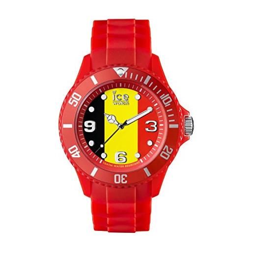 Ice-watch ice world belgium orologio rosso da uomo con cinturino in silicone, 000570 (small)