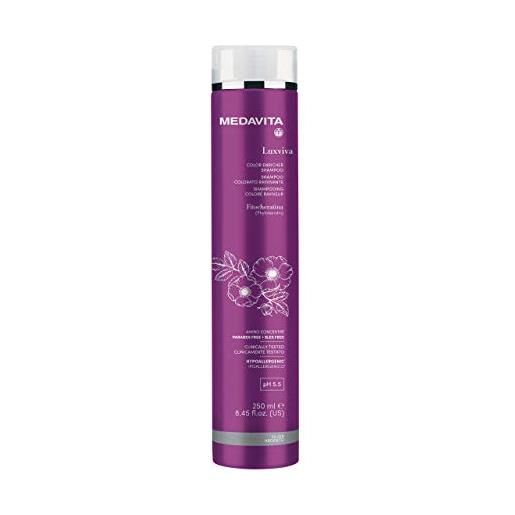 Medavita - luxviva color care - shampoo colorato ravvivante silver ph 5.5-250ml