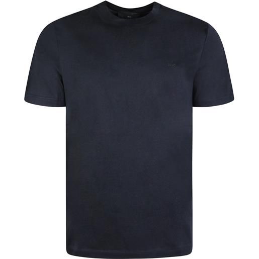 LIU JO t-shirt blu con mini logo per uomo