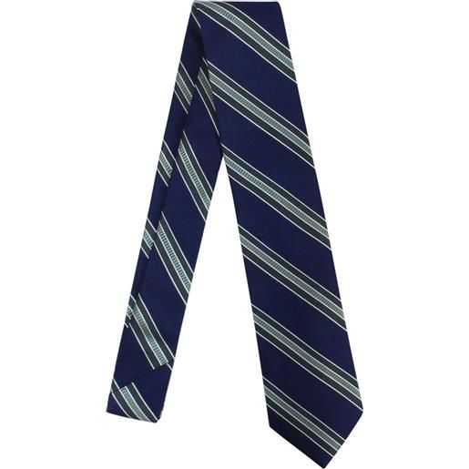 MICHAEL KORS cravatta blu con fantasia per uomo