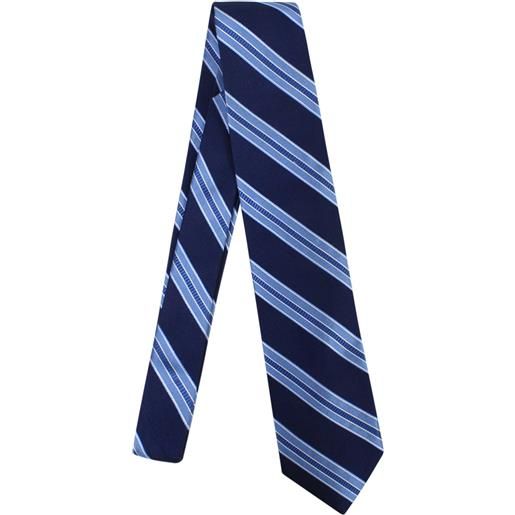 MICHAEL KORS cravatta blu con fantasia per uomo