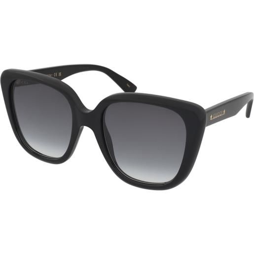 Gucci gg1169s 002 | occhiali da sole graduati o non graduati | prova online | plastica | farfalla, quadrati | nero | adrialenti