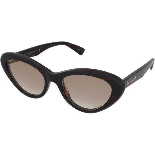 Gucci gg1170s 002 | occhiali da sole graduati o non graduati | prova online | plastica | cat eye | havana, marrone | adrialenti