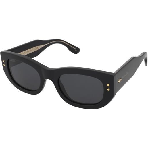 Gucci gg1215s 002 | occhiali da sole graduati o non graduati | prova online | plastica | ovali / ellittici | nero | adrialenti